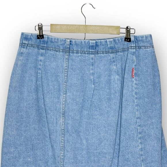 Invisible Brand Denim Jean Fitted Cotton Pencil Skirt Women’s Plus Size 20 - Picture 5 of 11